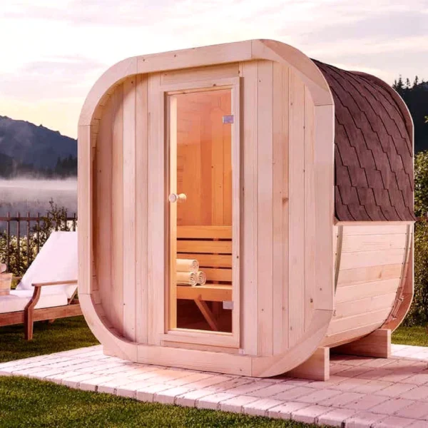 FinnTherm ScandiCube Mini XXS Fasssauna als Bausatz