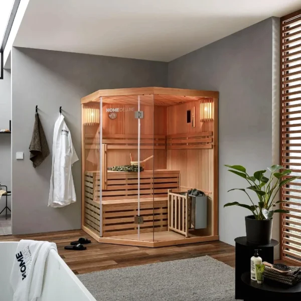 Home Deluxe SKYLINE XL Innensauna mit 6-kW-Harvia-Ofen